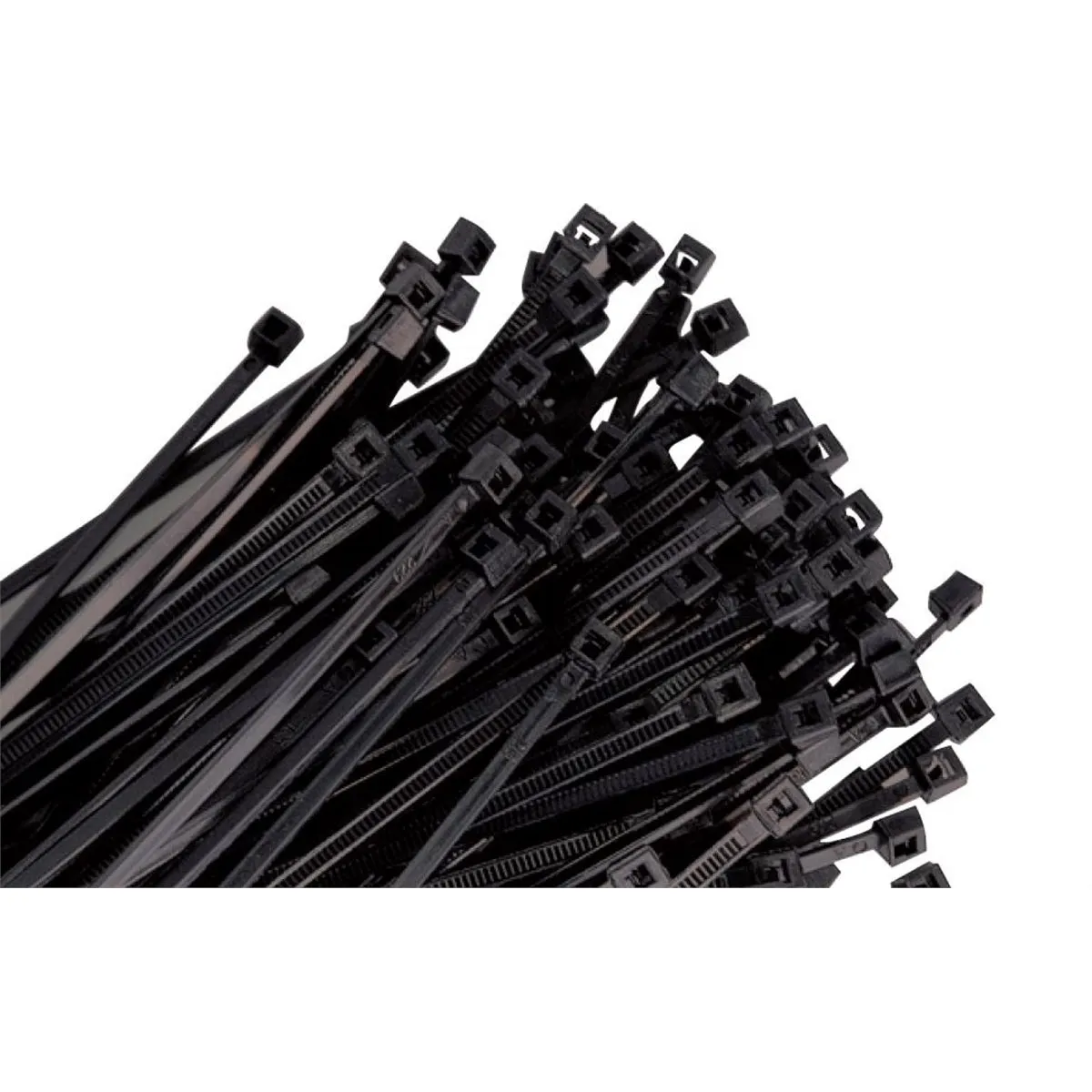 14" Natural Wire Tie with Mounting Head,  50lb Tensile 100/pk KTI77140