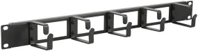 1U 19" Cable Organizer Panel