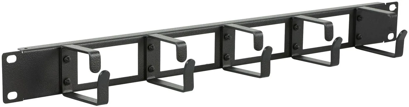 1U 19" Cable Organizer Panel