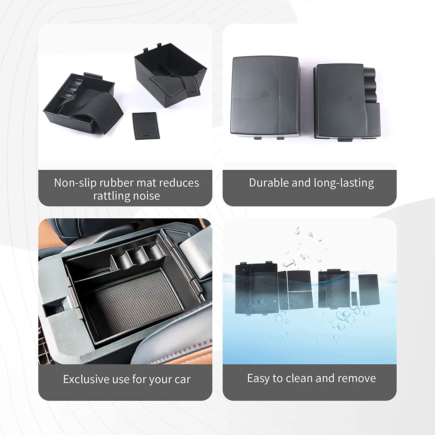 2022 2023 Ford Maverick Pickup Truck Center Console Organizer Tray