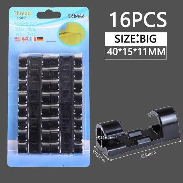 20Pcs Self Stick Wire Organizer