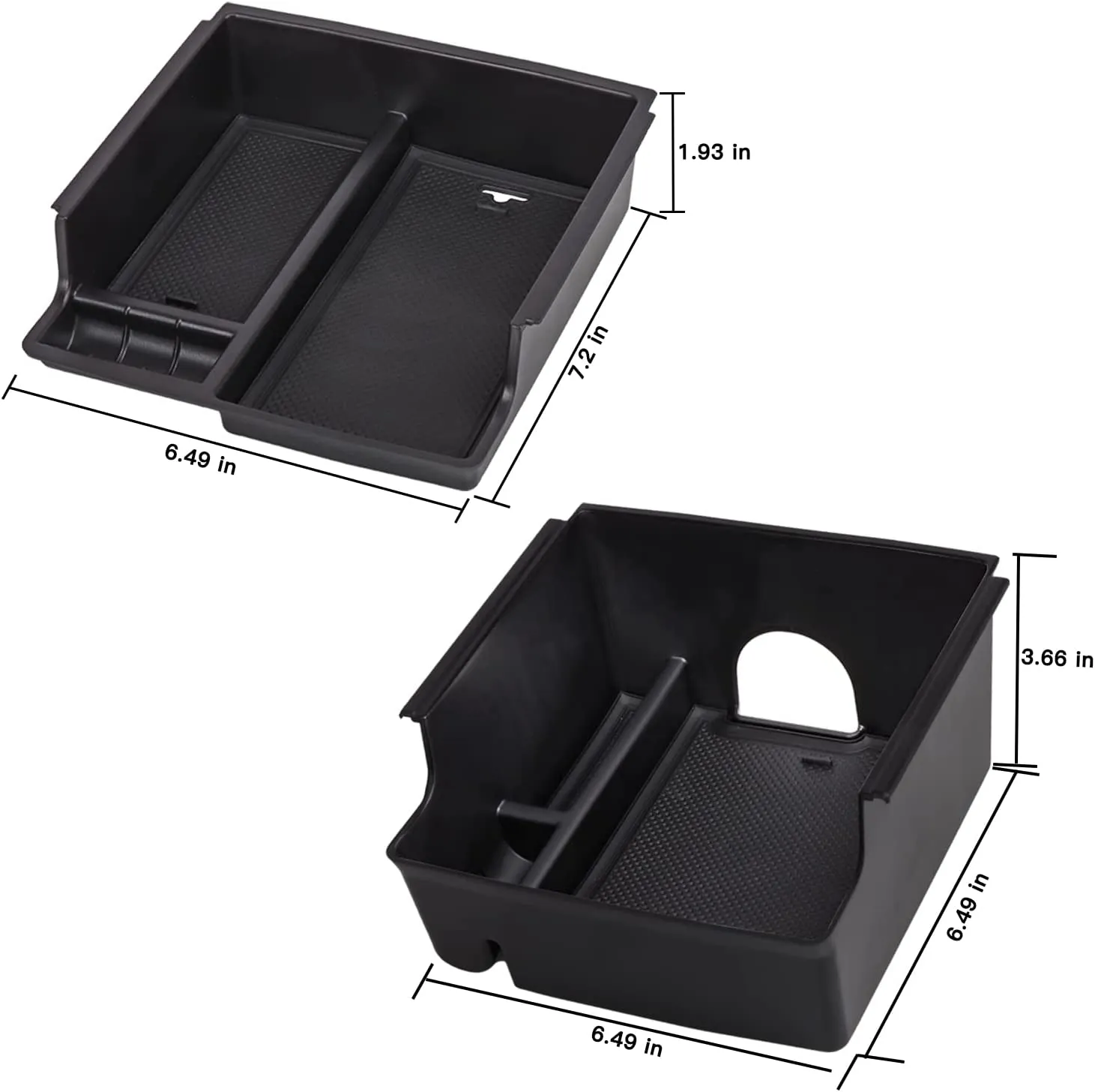 2PCS Center Console Organizer for 2021-2023 Ford Bronco