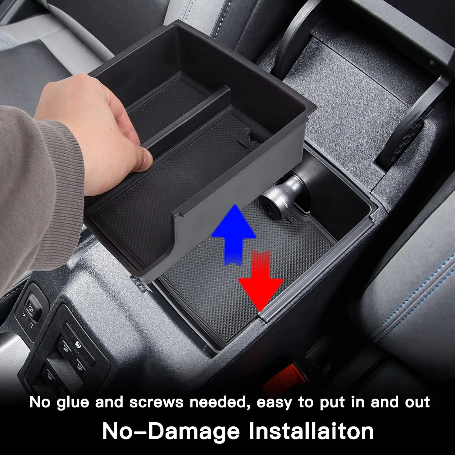 2PCS Center Console Organizer for 2021-2023 Ford Bronco