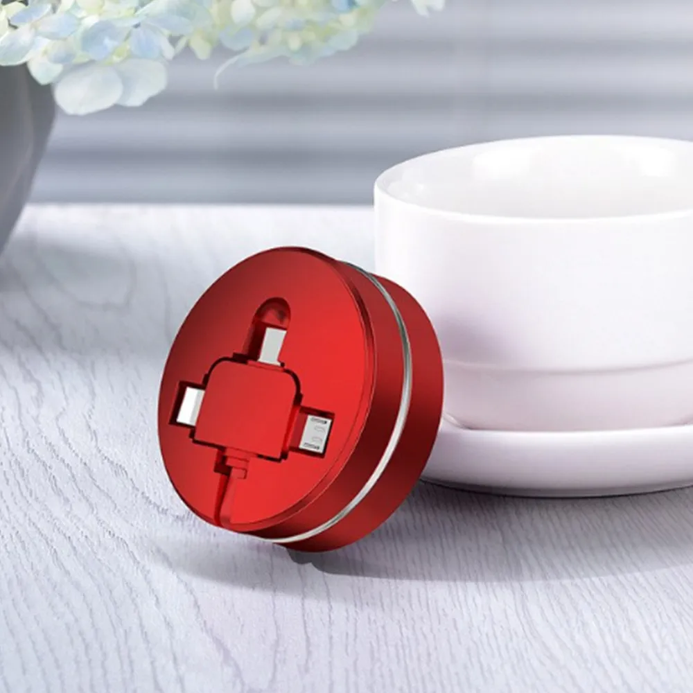 3 IN 1 RETRACTABLE DATA CHARGING IPHONE CABLE