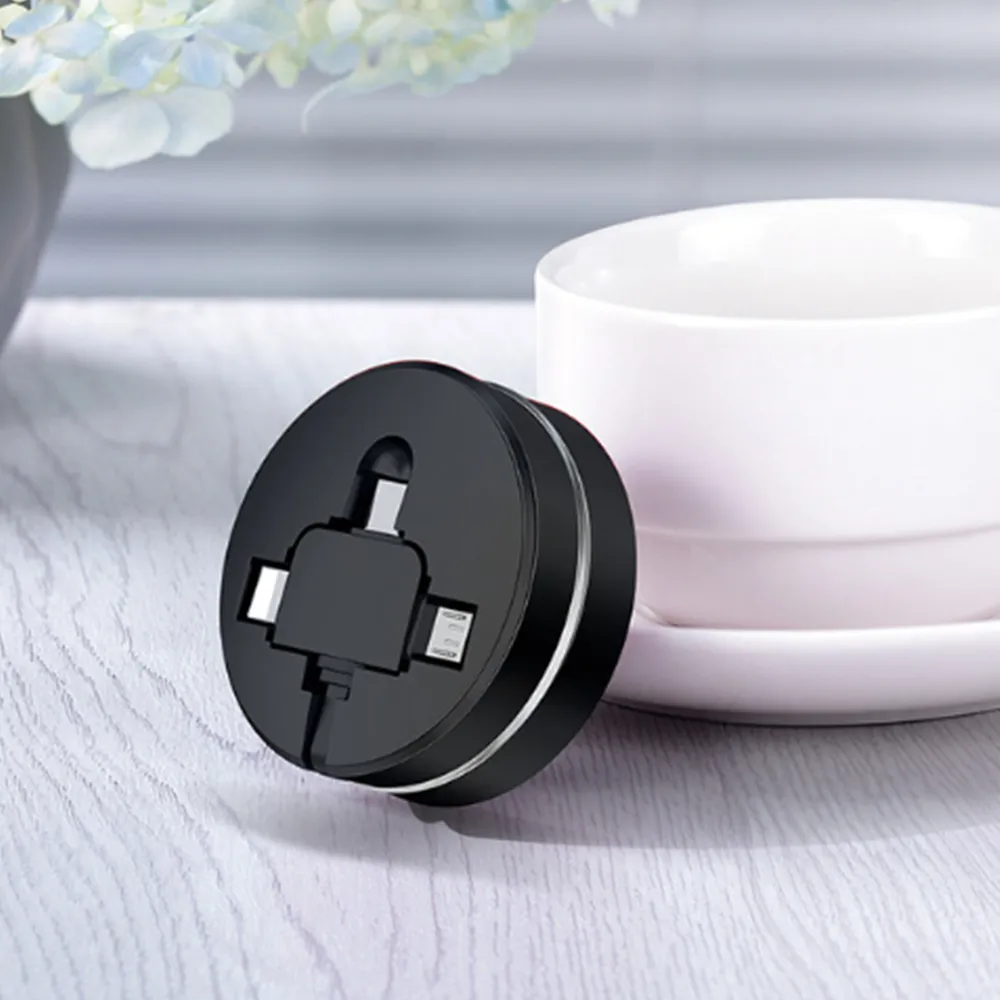 3 IN 1 RETRACTABLE DATA CHARGING IPHONE CABLE