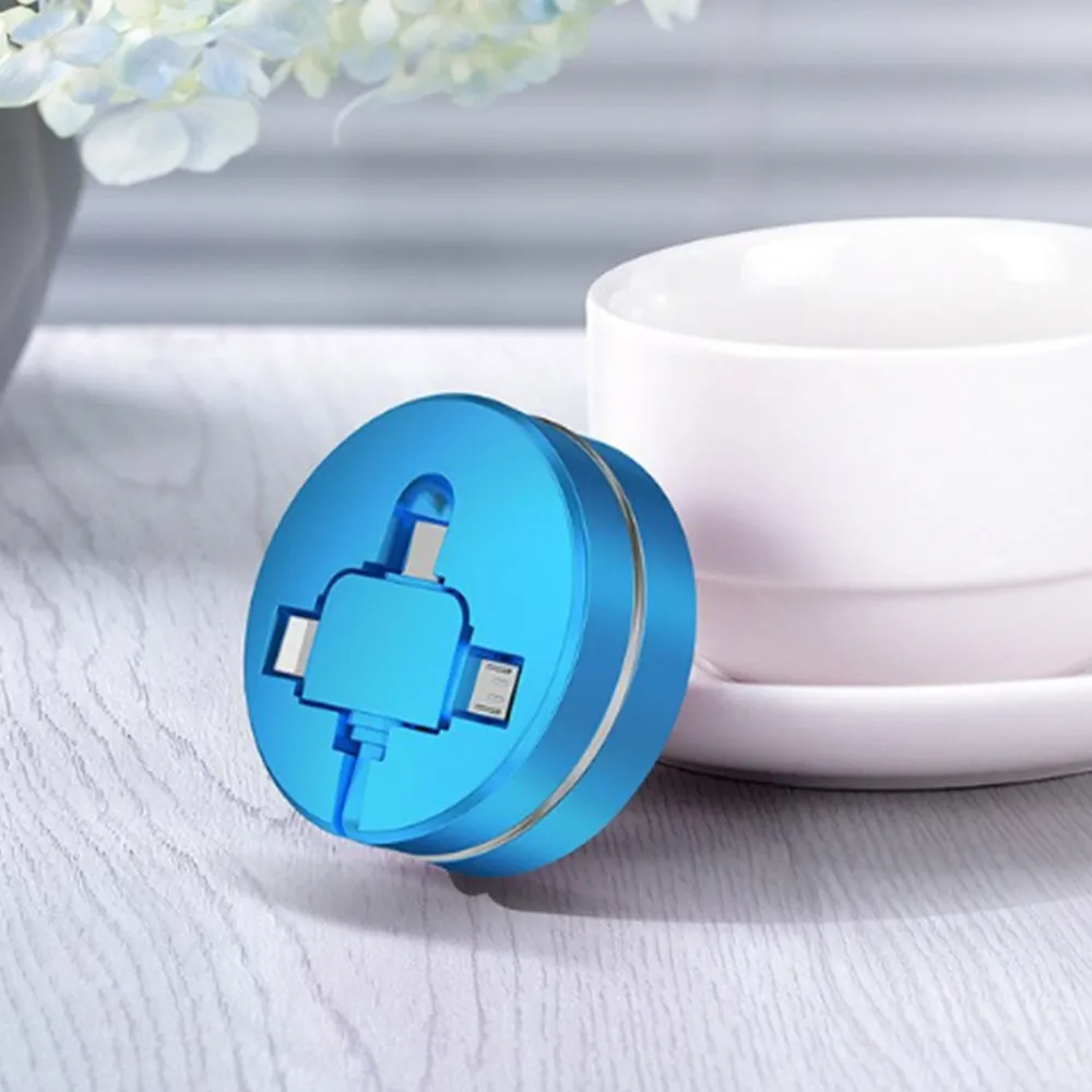 3 IN 1 RETRACTABLE DATA CHARGING IPHONE CABLE