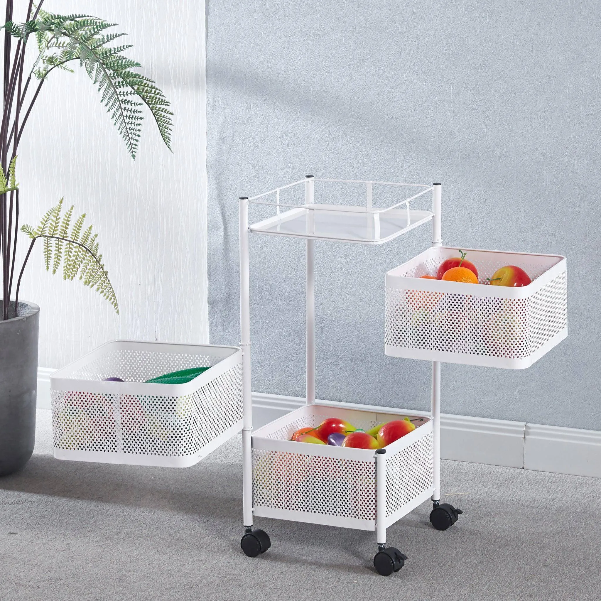 3 Tier Cubic Storage Cart - SF-105
