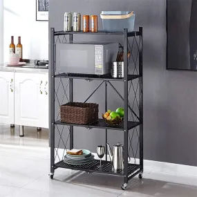 4-Shelf Storage Kitchen Trolly