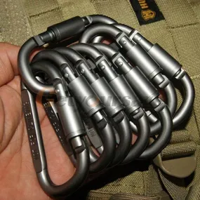 5pcs Outdoor Camping Equipment Aluminum Carabiner
