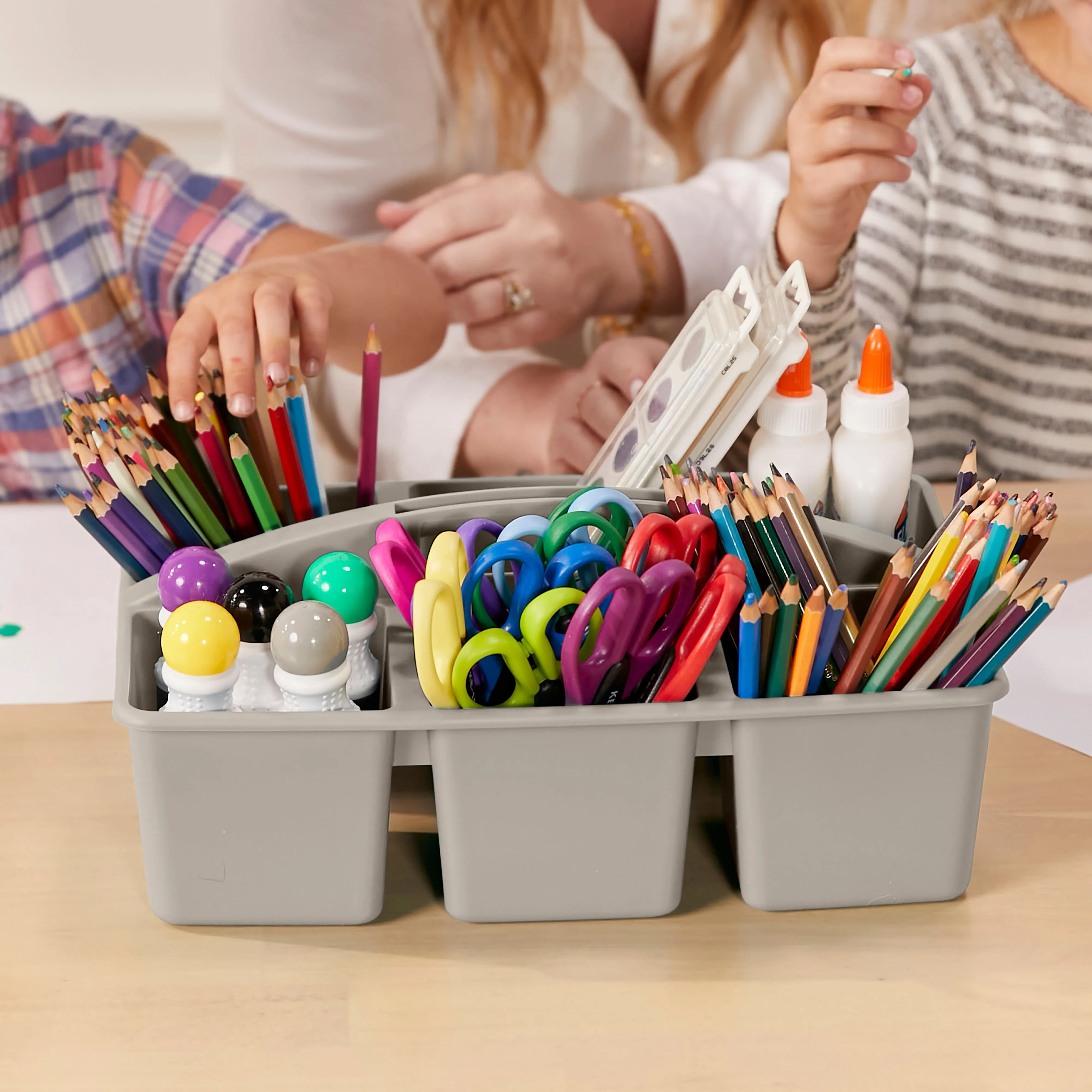 6-Compartment Large Caddy, Storage Organizer