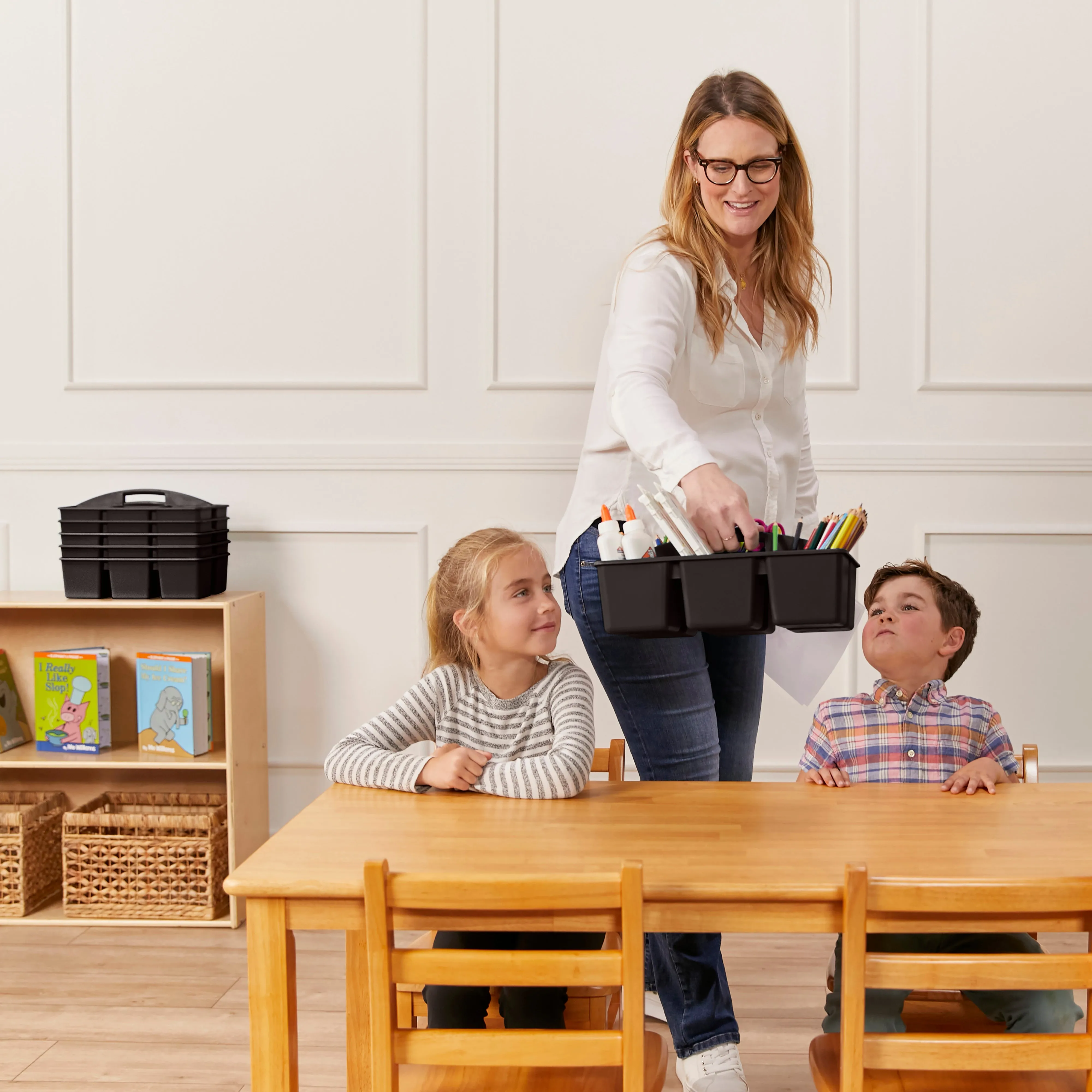 6-Compartment Large Caddy, Storage Organizer