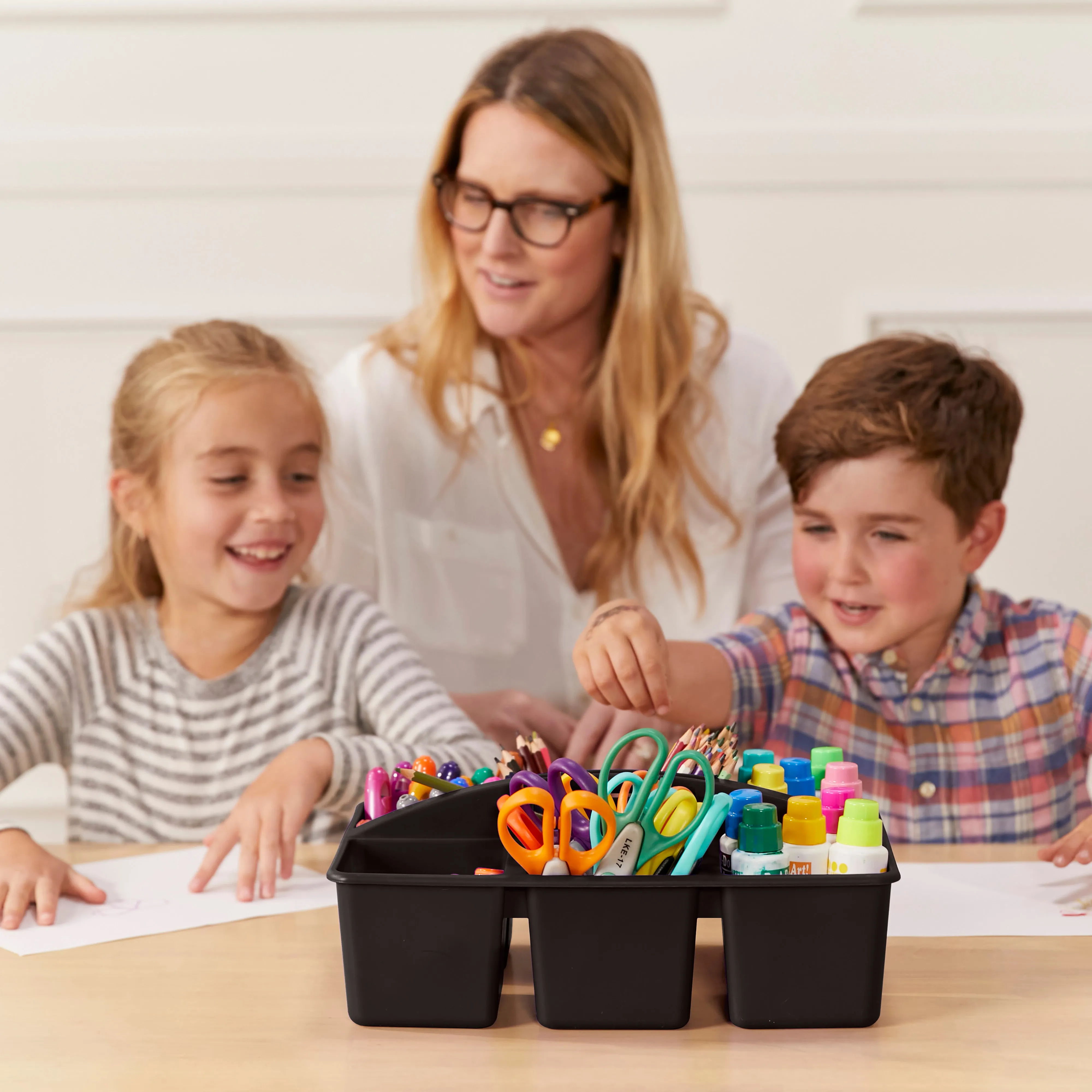 6-Compartment Large Caddy, Storage Organizer