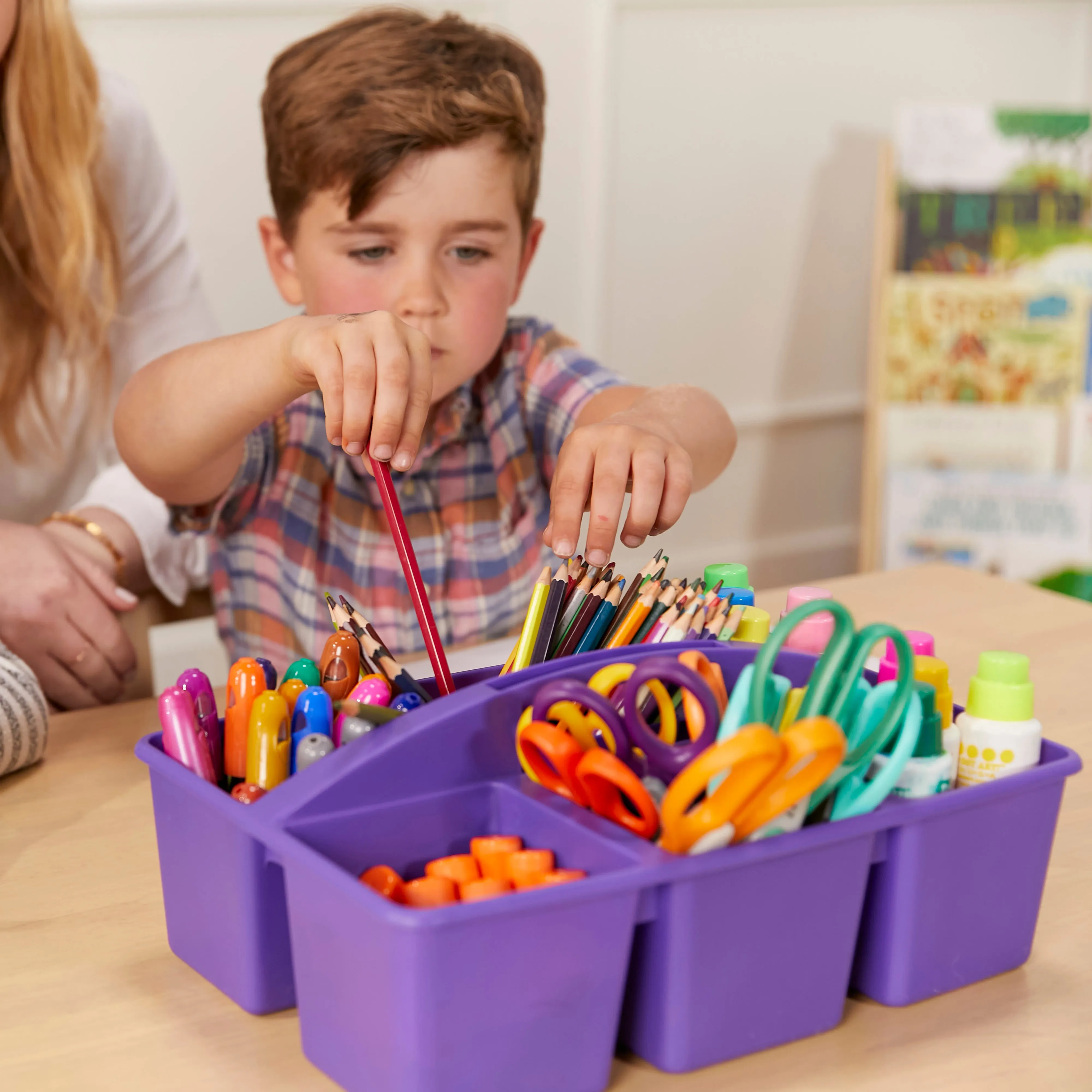 6-Compartment Large Caddy, Storage Organizer