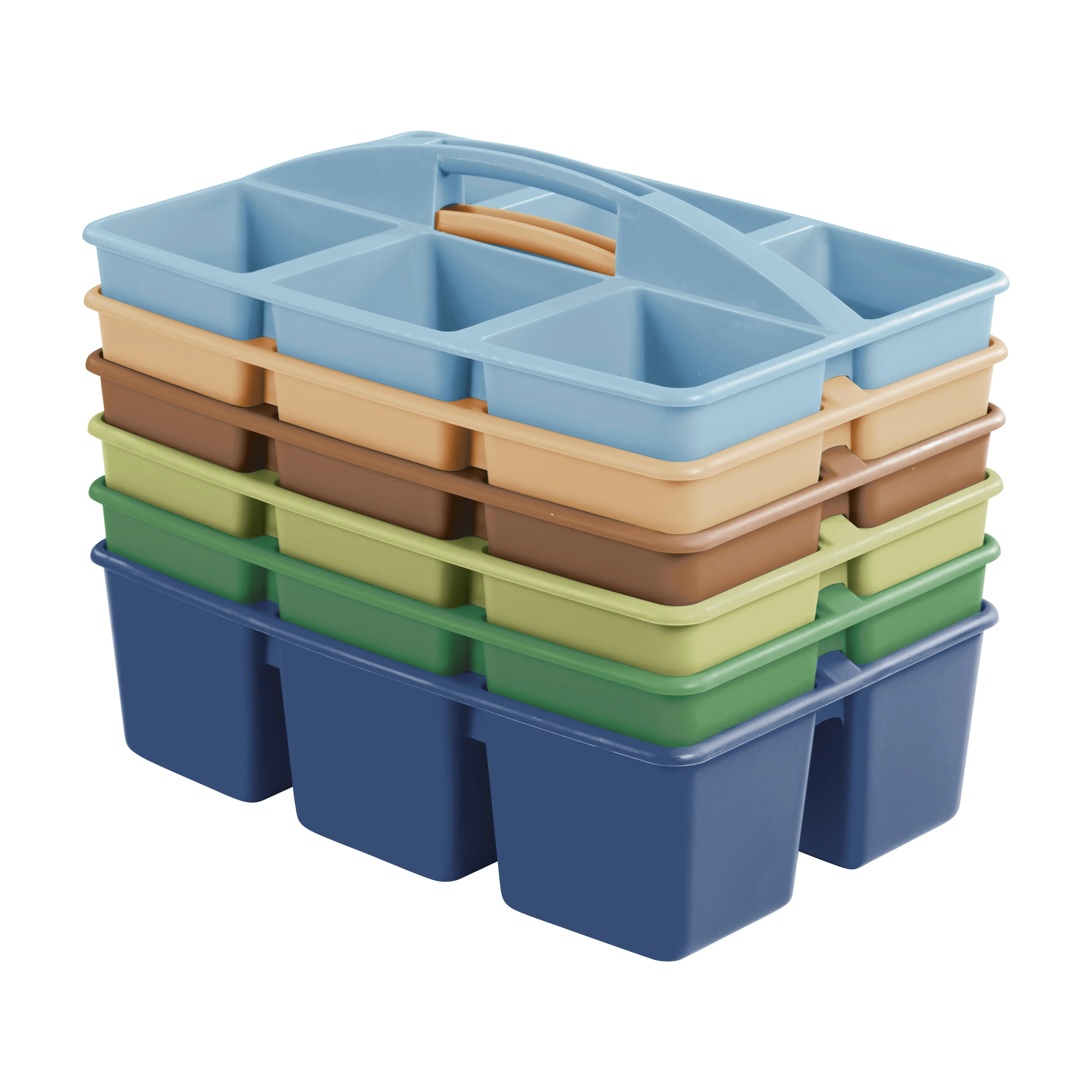 6-Compartment Large Caddy, Storage Organizer