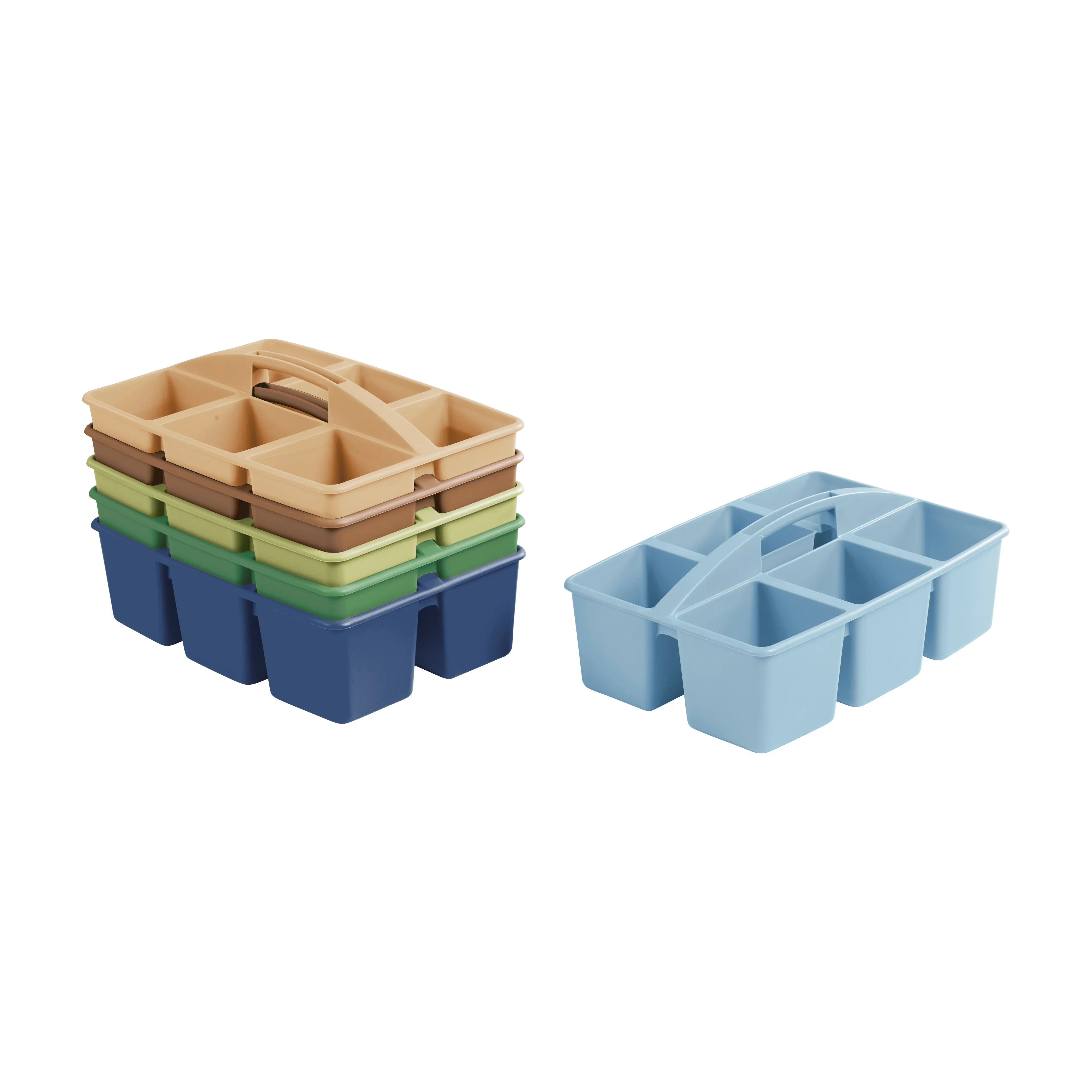 6-Compartment Large Caddy, Storage Organizer