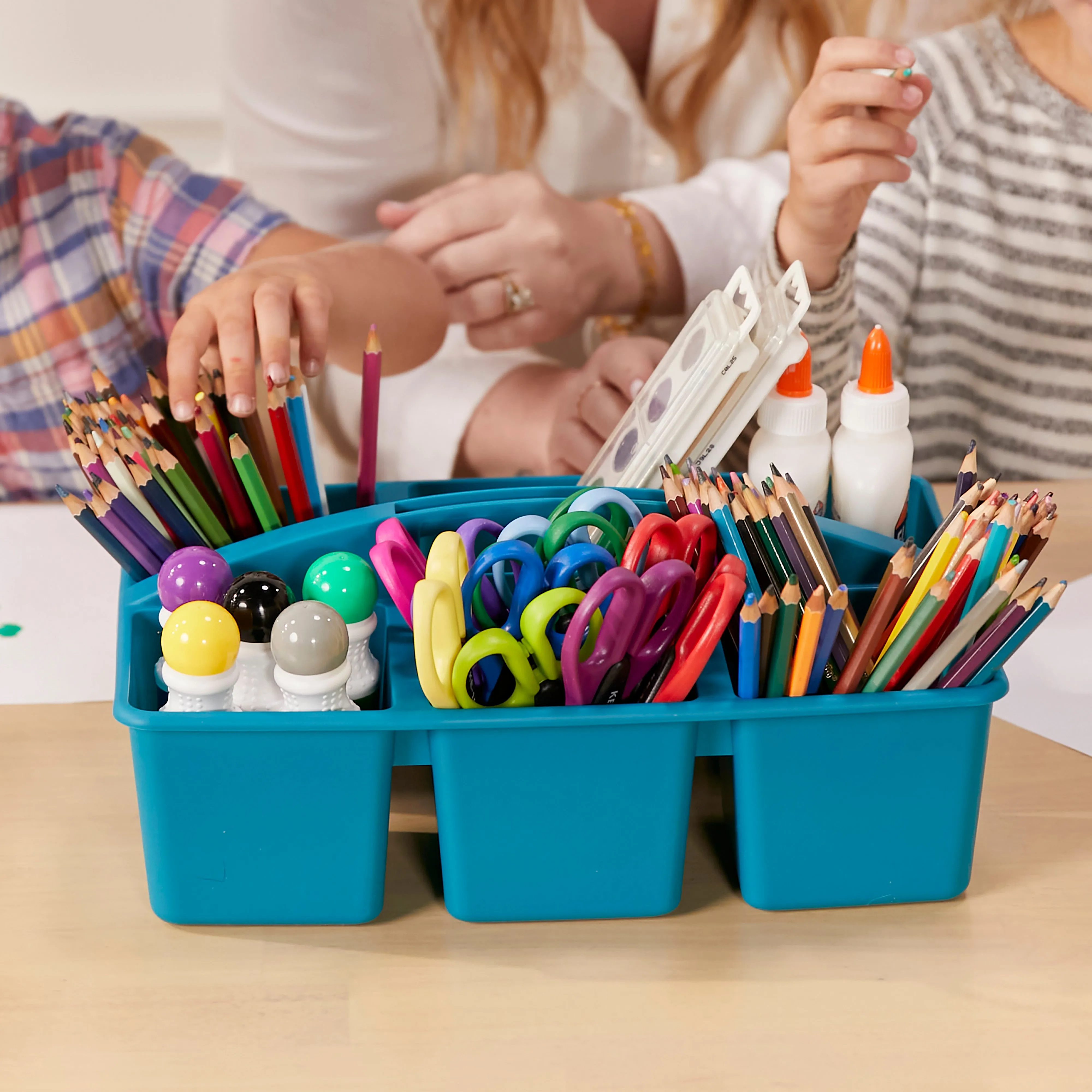 6-Compartment Large Caddy, Storage Organizer