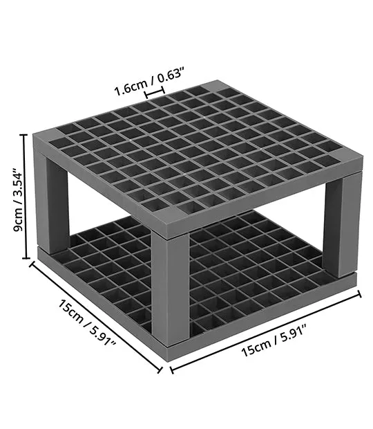 ABOUT SPACE 96 Holes Pencil & Brush Holder (Grey)