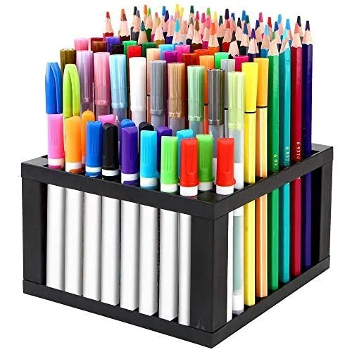 ABOUT SPACE 96 Holes Pencil & Brush Holder (Grey)