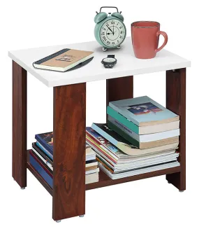 ABOUT SPACE Wooden Side Table (L 47 x B 40 x H 42 cm)