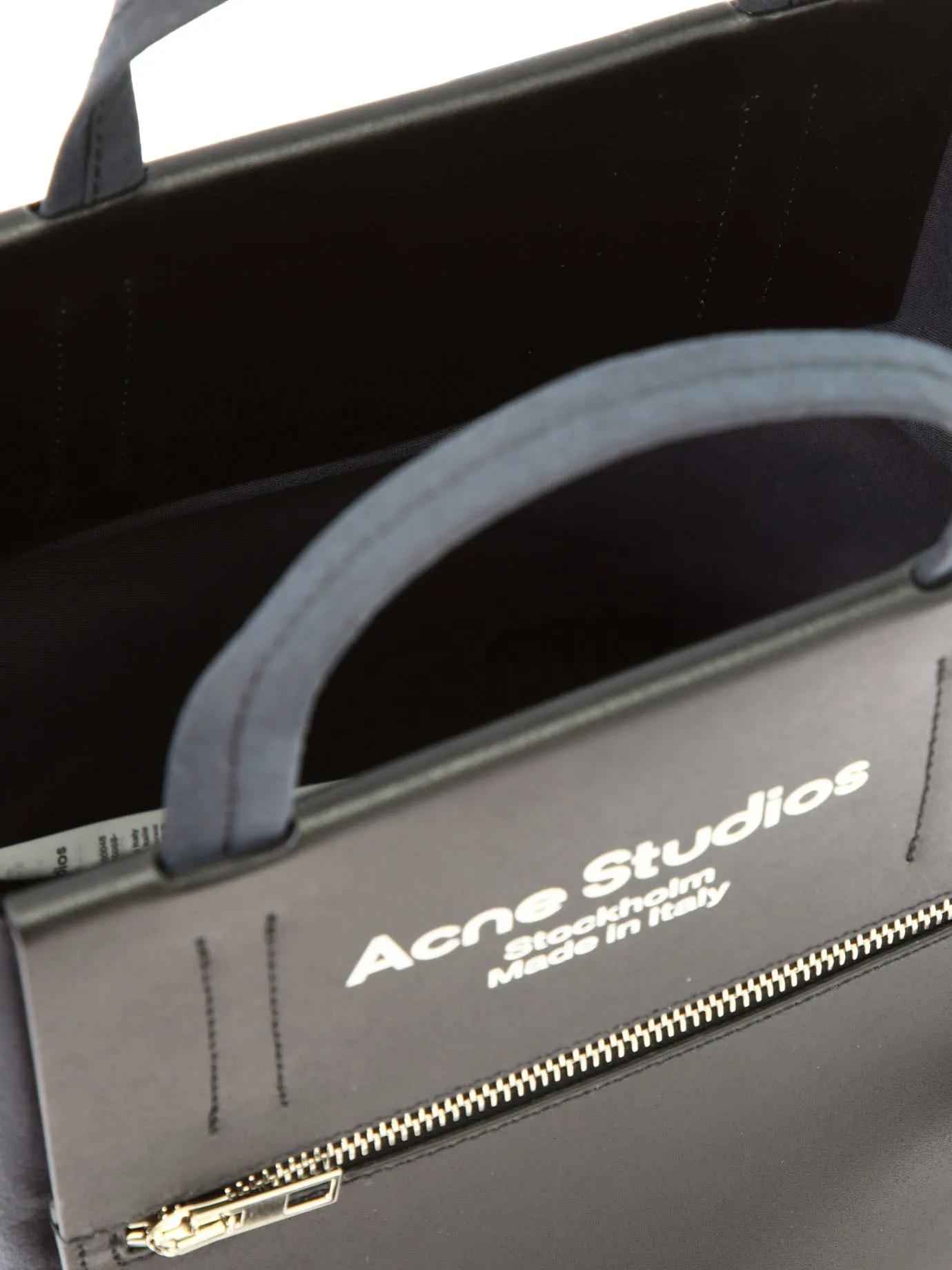 Acne Studios Logo Printed Small Tote Bag