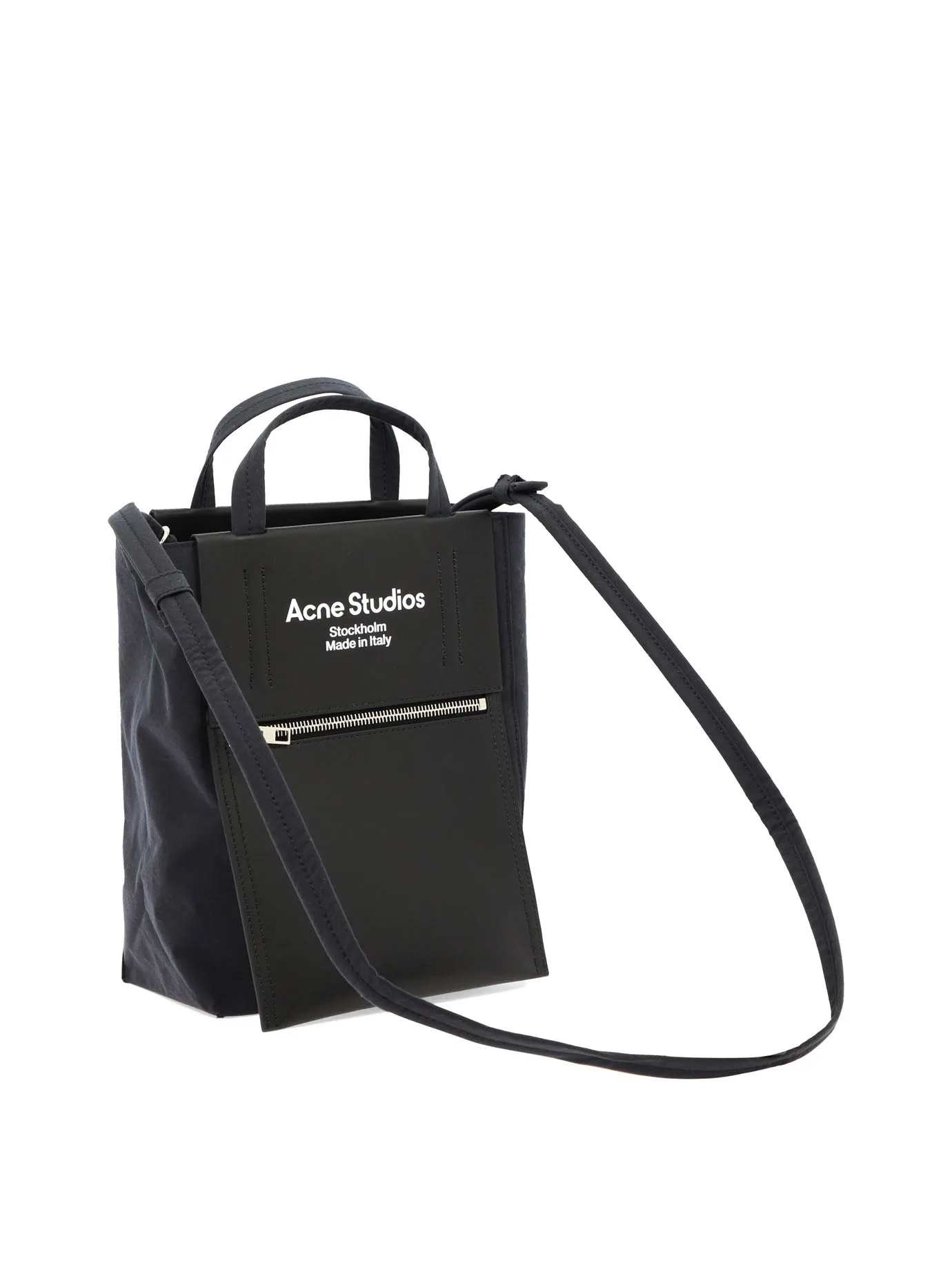Acne Studios Logo Printed Small Tote Bag