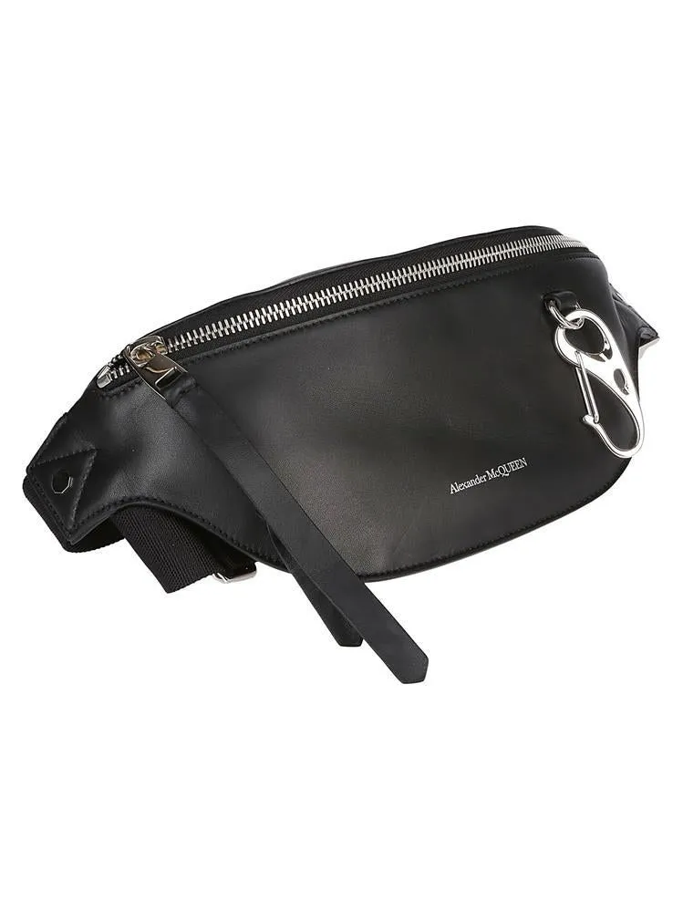 Alexander McQueen Logo Zipped Belt Bag