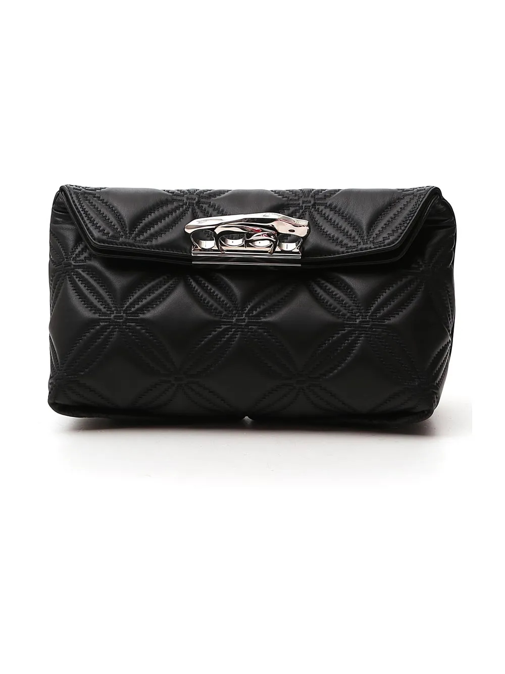 Alexander McQueen Sculptural Quilted Clutch Bag