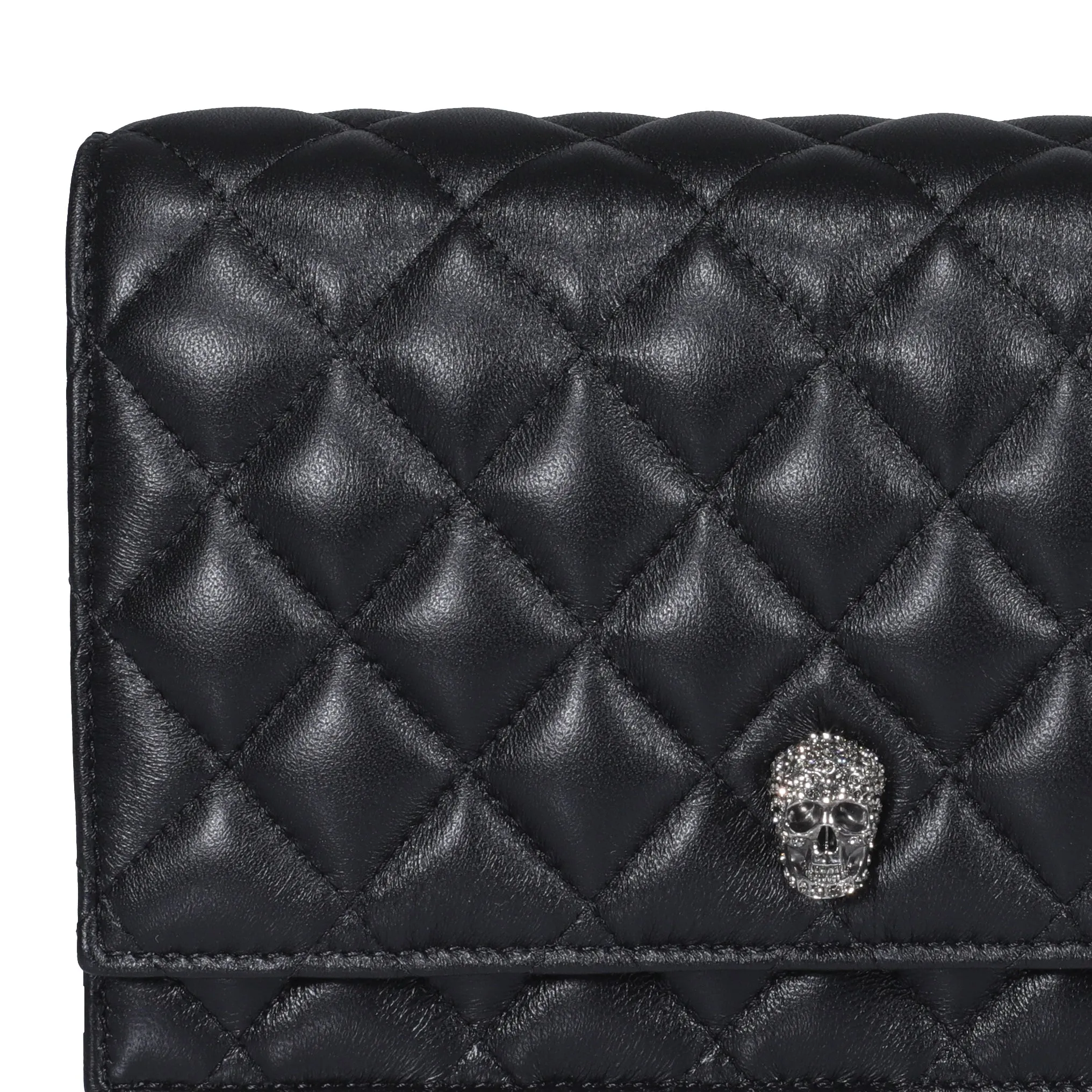 Alexander McQueen Skull Quilted Small Shoulder Bag