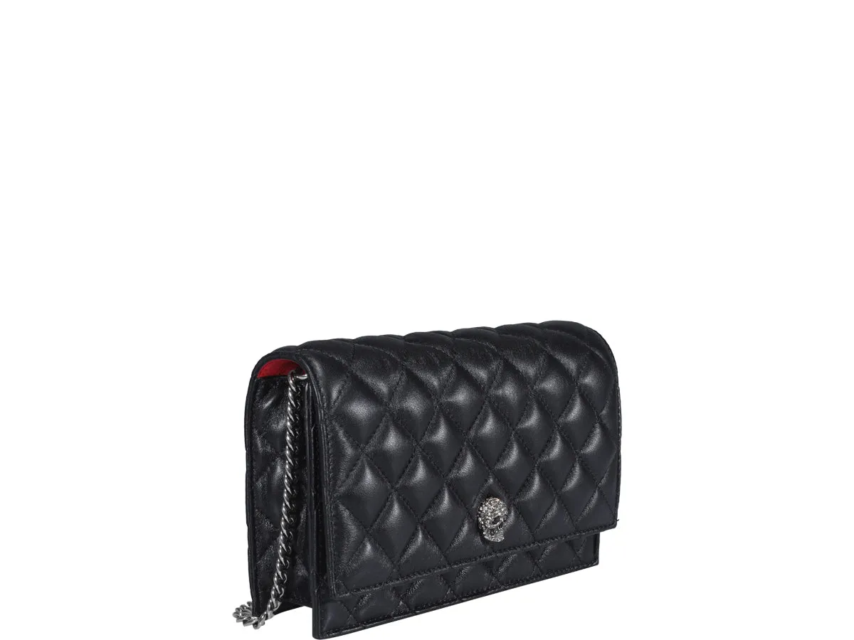 Alexander McQueen Skull Quilted Small Shoulder Bag