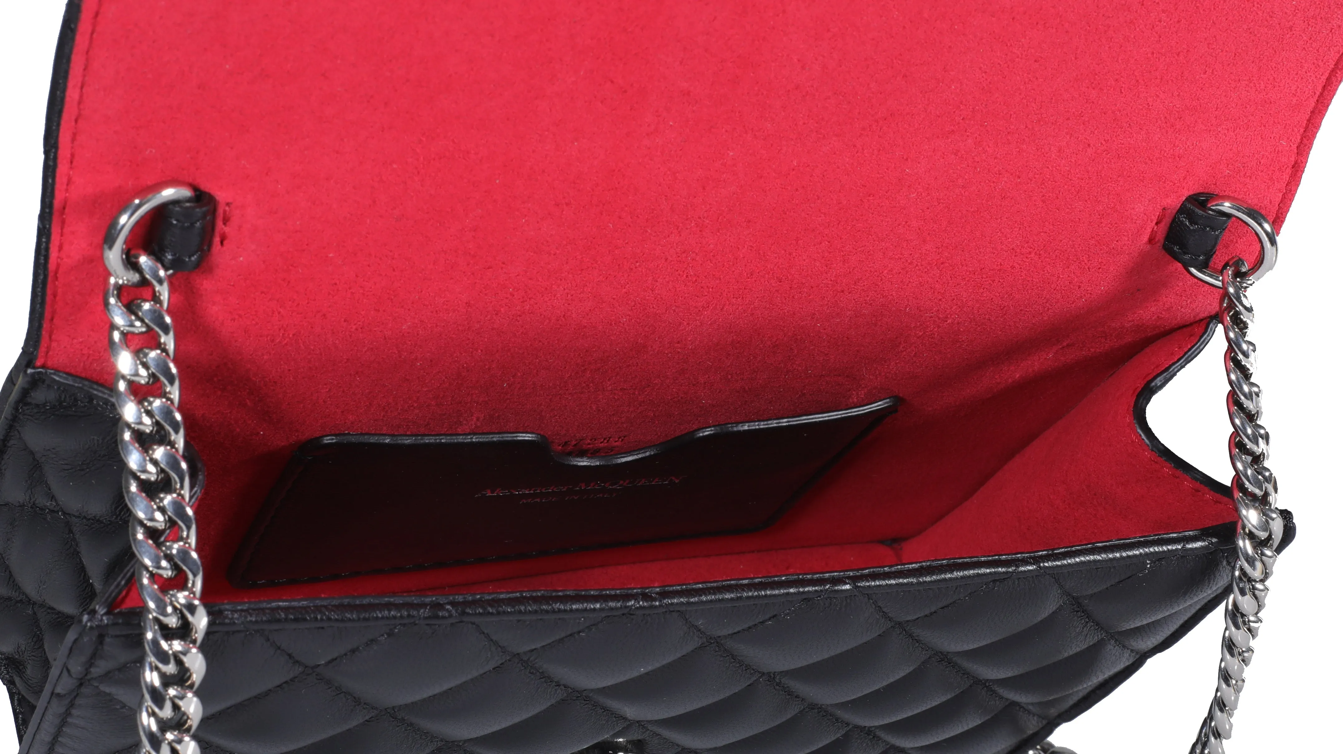 Alexander McQueen Skull Quilted Small Shoulder Bag