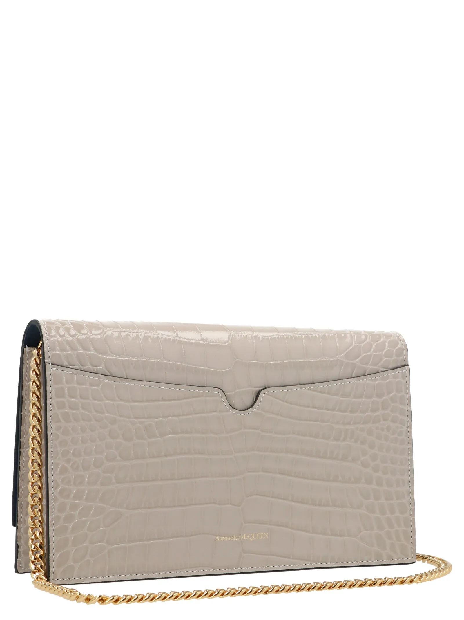 Alexander McQueen Small Skull Plaque Shoulder Bag