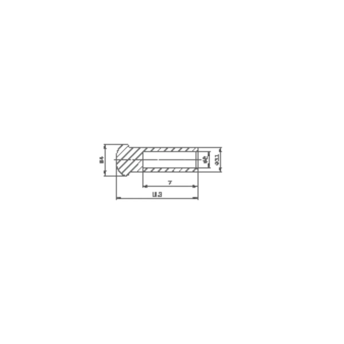 Alligator Brake Inner Cable End Caps Alloy 2.0mm