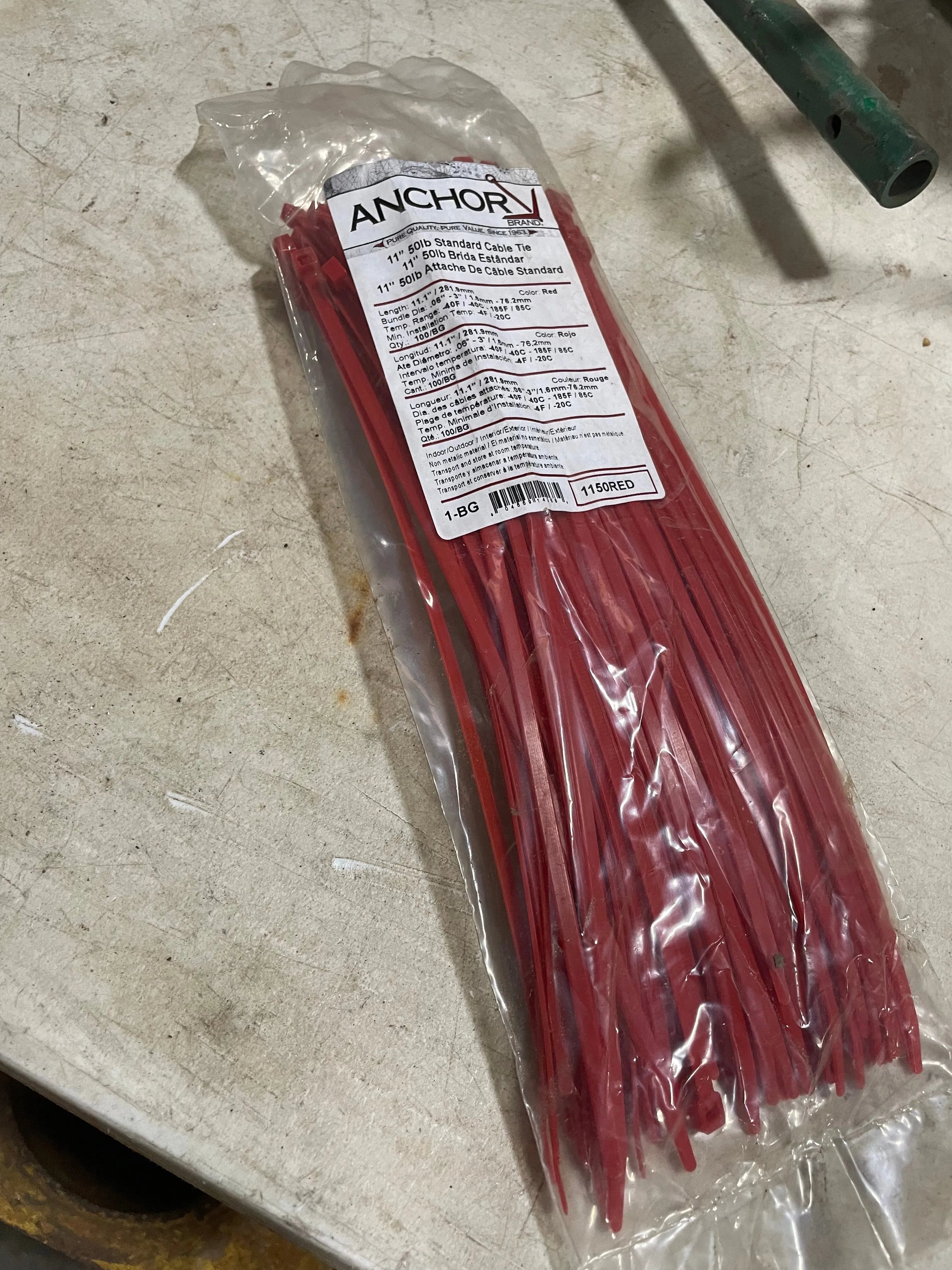 Anchor Brand 1150 General-Purpose Cable Ties - New Surplus