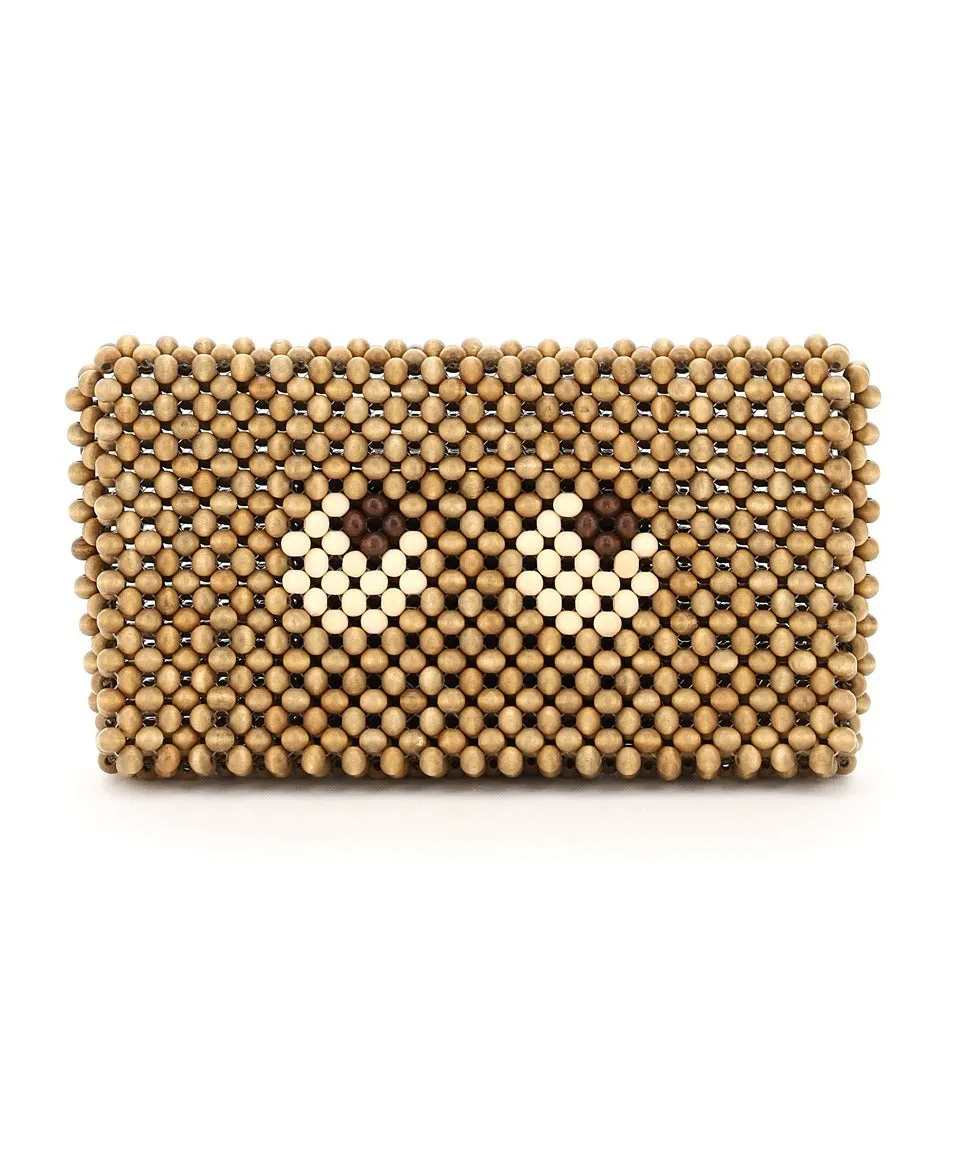 Anya Hindmarch Eyes Beads Clutch Bag
