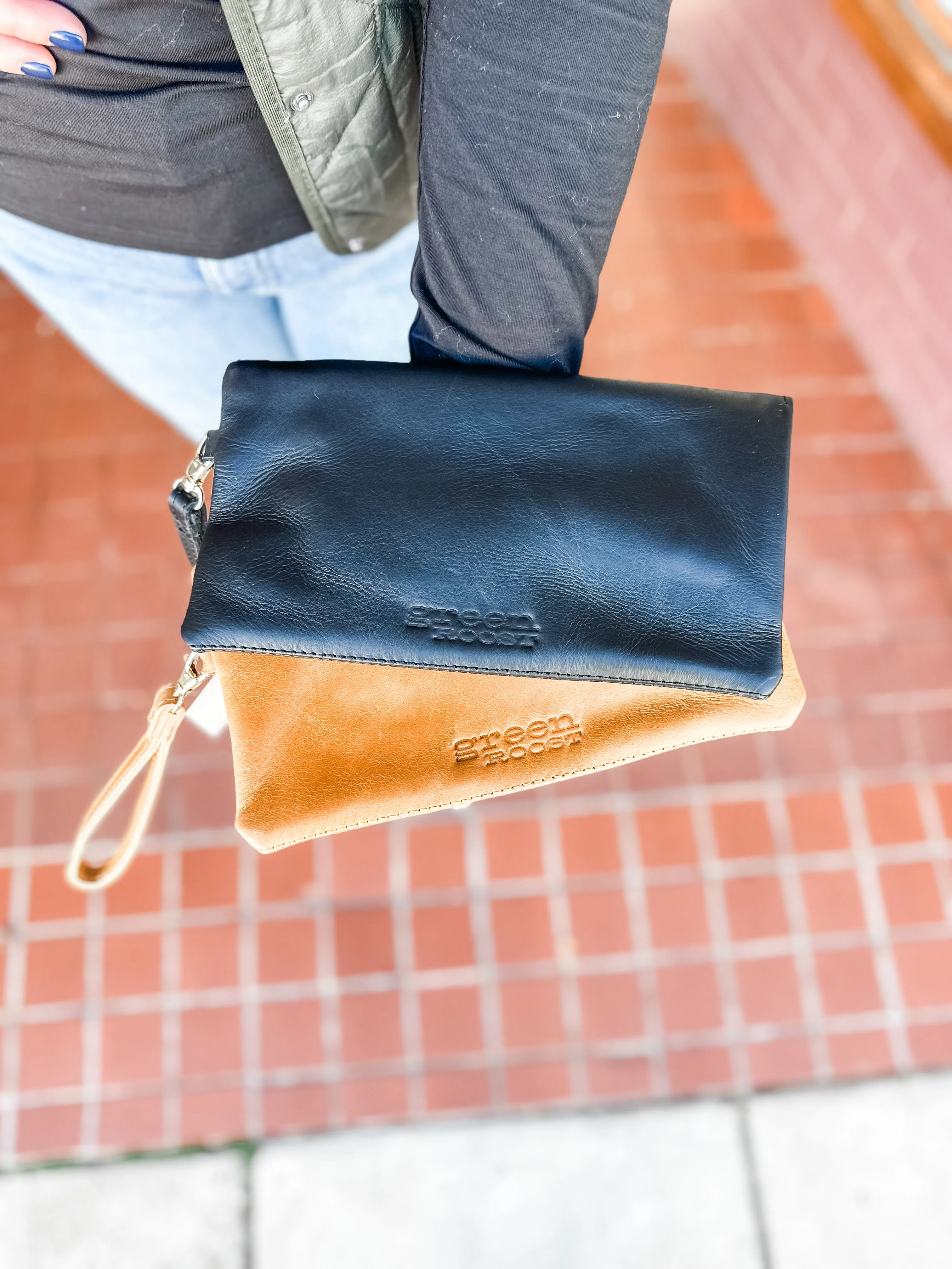 Asymmetric Clutch in Black (Ethiopia Collection)