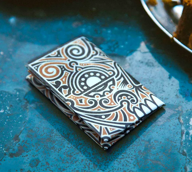Aztec Skull Card Wallet