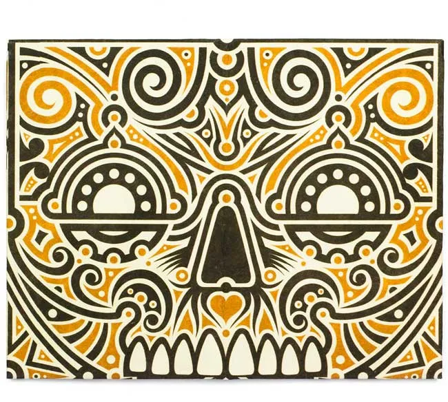 Aztec Skull Card Wallet