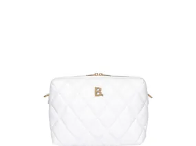 Balenciaga B Zipped Quilted Crossbody Bag
