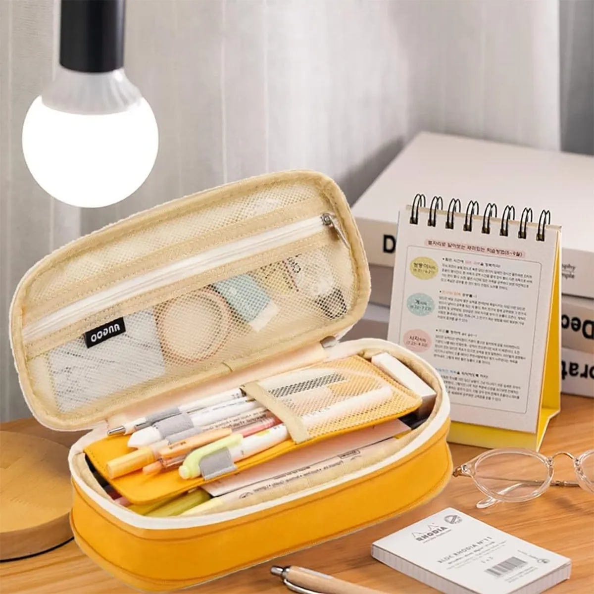 Big Capacity Pencil Pen Case Office College School Large Storage High Capacity Bag Pouch Holder Box Organizer