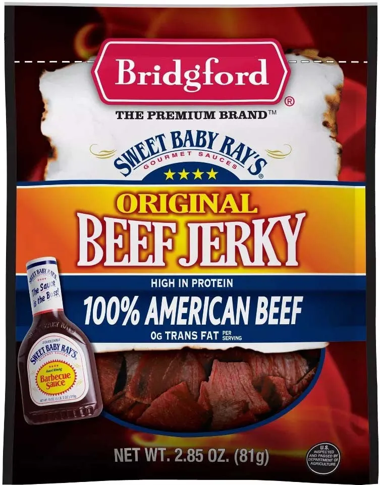Bridgford Sweet Baby Rays Beef Jerky 2.85 oz