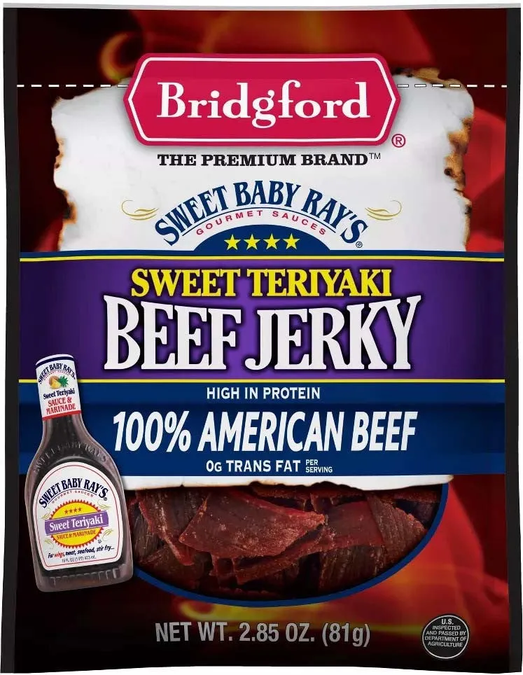 Bridgford Sweet Baby Rays Beef Jerky 2.85 oz