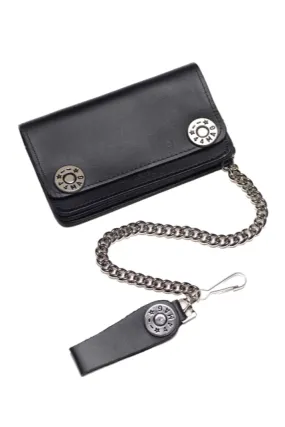 Bullet Shell Leather Wallet 6"