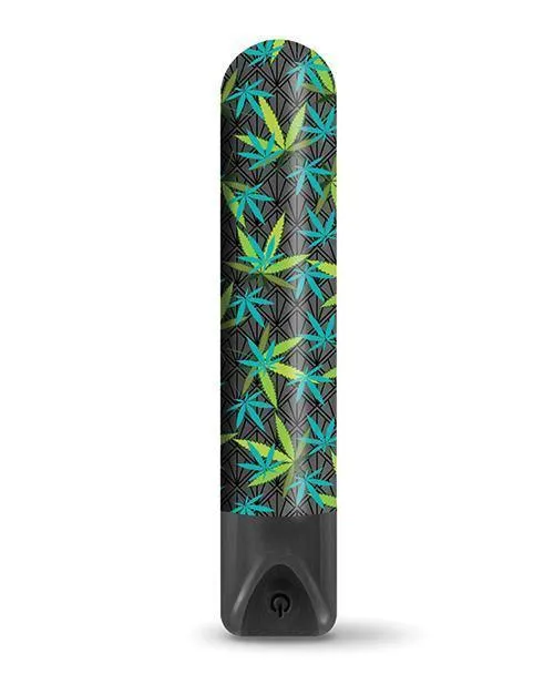 Buzzed 3.5" Rechargeable Bullet - Canna Queen Black