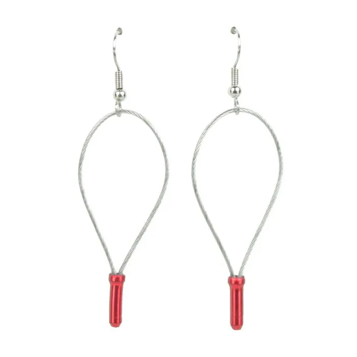 Cable Loop & Stops Earrings