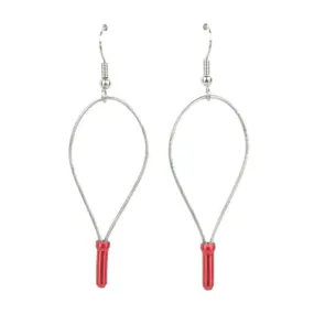 Cable Loop & Stops Earrings