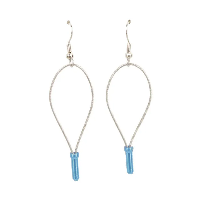 Cable Loop & Stops Earrings