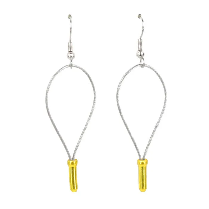 Cable Loop & Stops Earrings