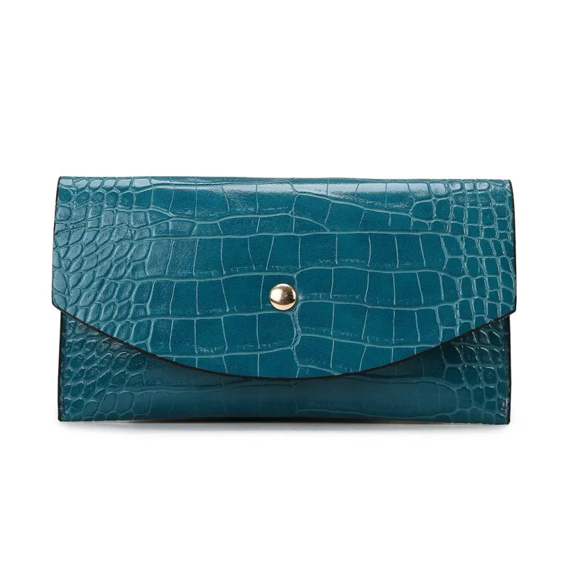 Chic CrocStyle 3 Piece Designer Bag Set