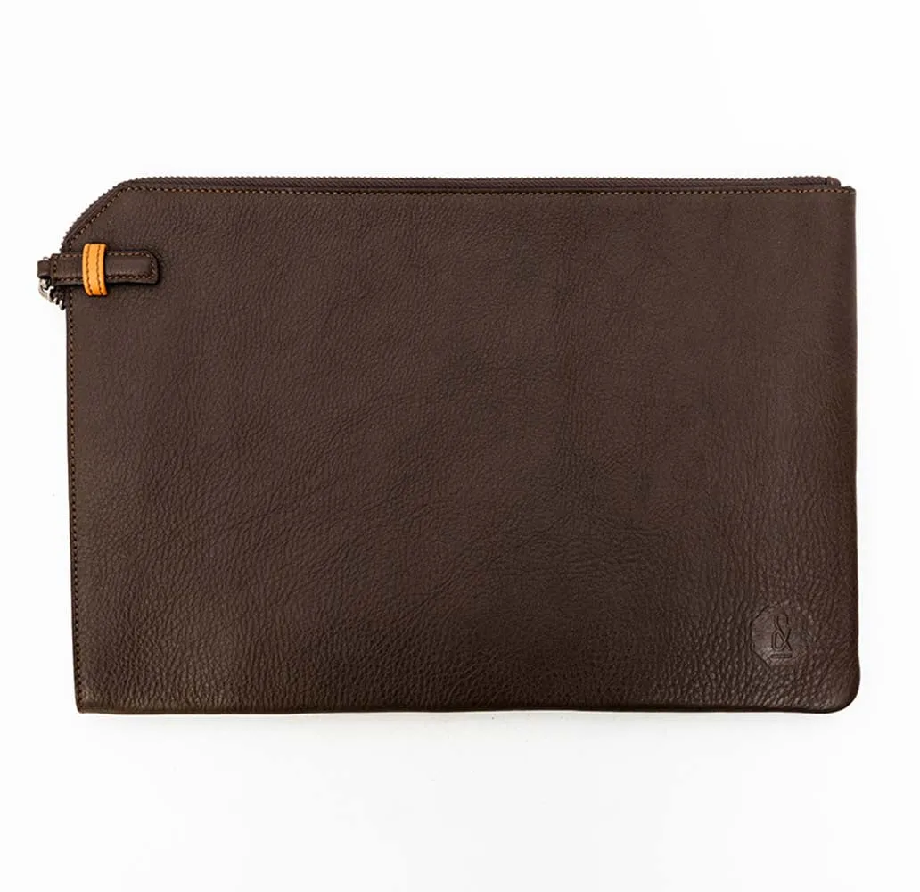 Chocolate Brown Marlow Document Wallet
