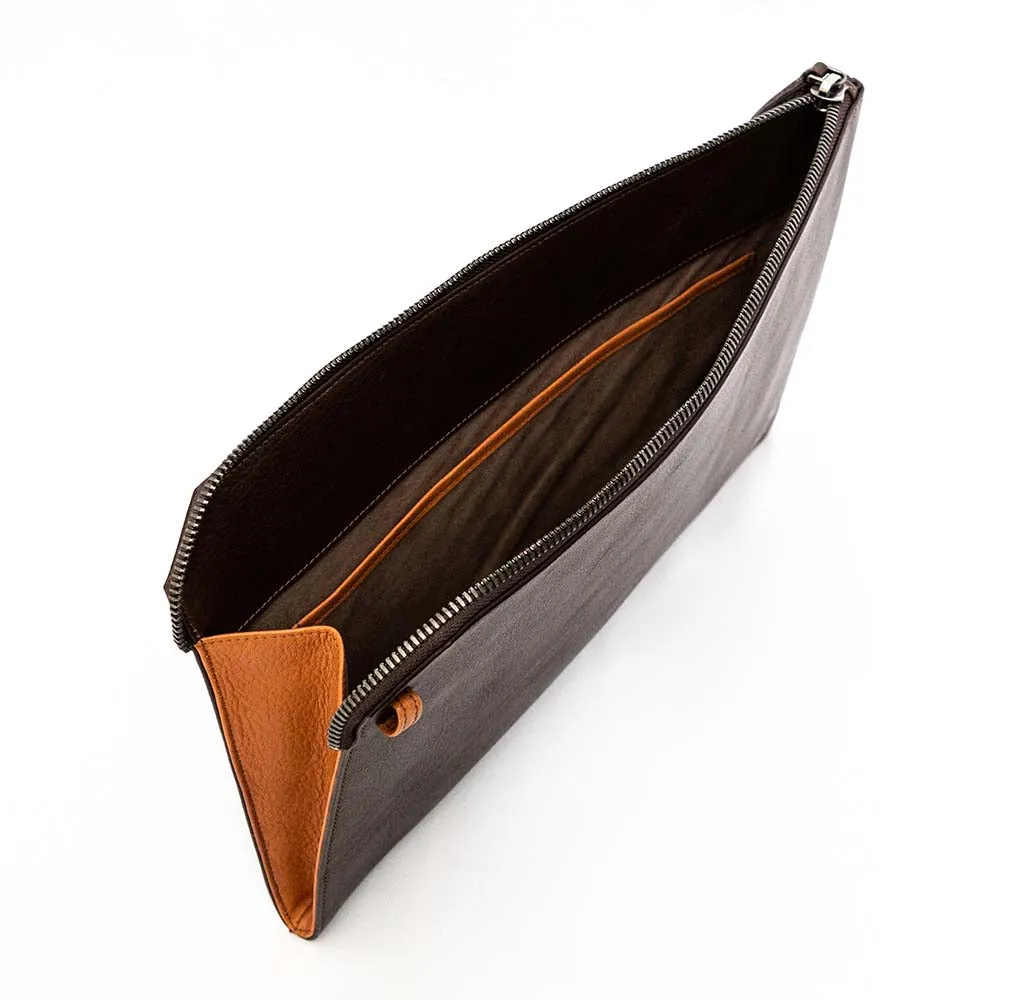 Chocolate Brown Marlow Document Wallet